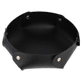 Foldable Dice Tray Desktop Dice Tray PU Dice Holder Desktop Storage Tray Dice Storage Box IE