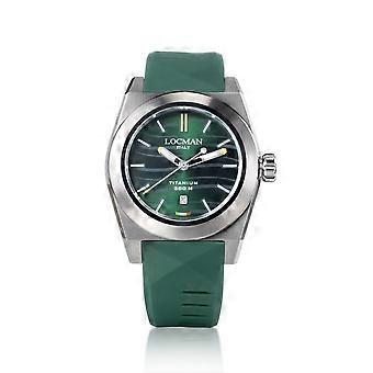 Locman - 0223T03S-00GRWhSG - Polshorloge - Heren - Quartz - Stealth Titanium