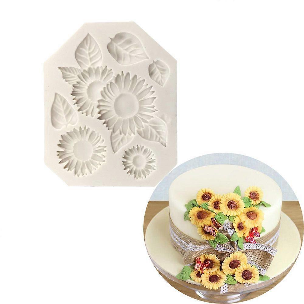 Sunflower-shaped cake decorative mold - 1PC
