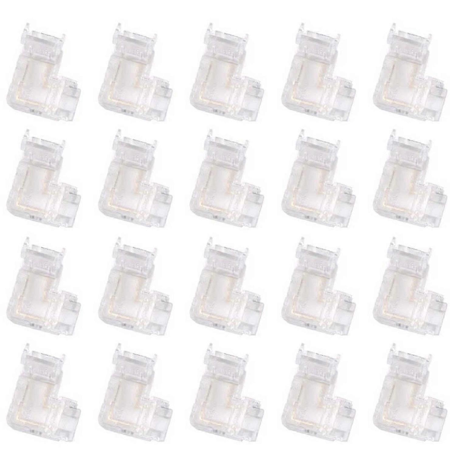 LED Light Strip Connector Right Angle Connector 8mm