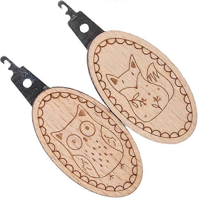 2 Pcs Needle Threading Tool Needle Threader With Animal Pattern Easy To Use Sewing Accessories compatible with Knitting Crafting
