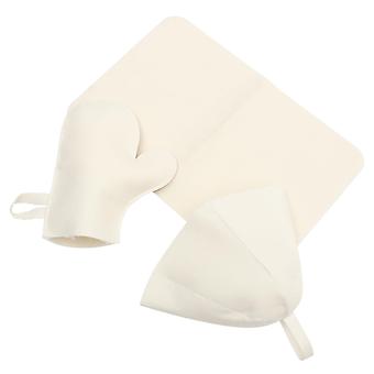 Sauna Felt Set for Women – Breathable Glove Cap Pad, Comfortable Accessories for Spa Relaxation