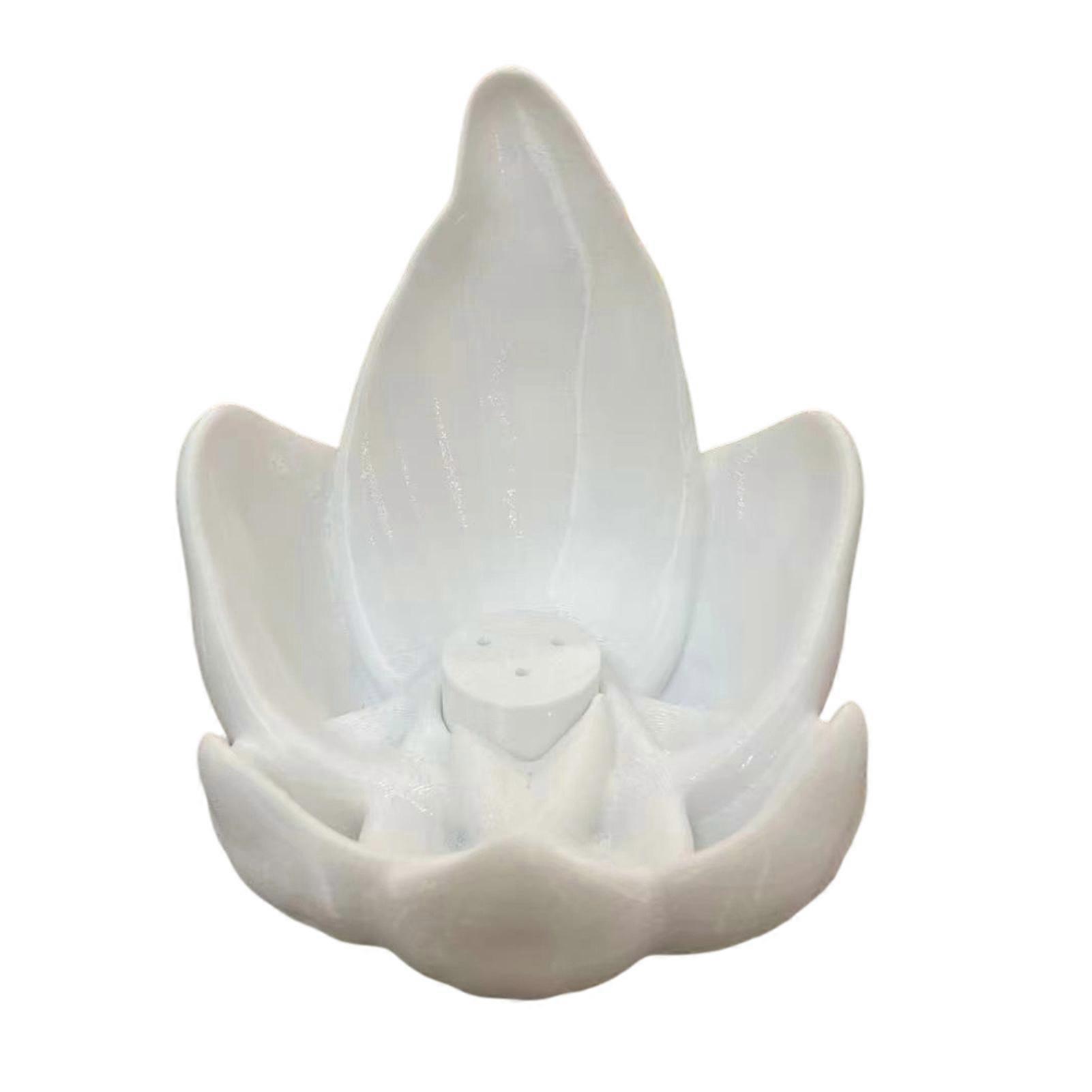 Backflow Incense Cone Holder - Lotus Shape with 3 Posts - for Aromatherapy