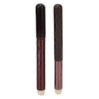 2PCS Round Tip Smudge Brush, Artificial Fiber Dual-Purpose Lip and Concealer Brush compatible with Makeup