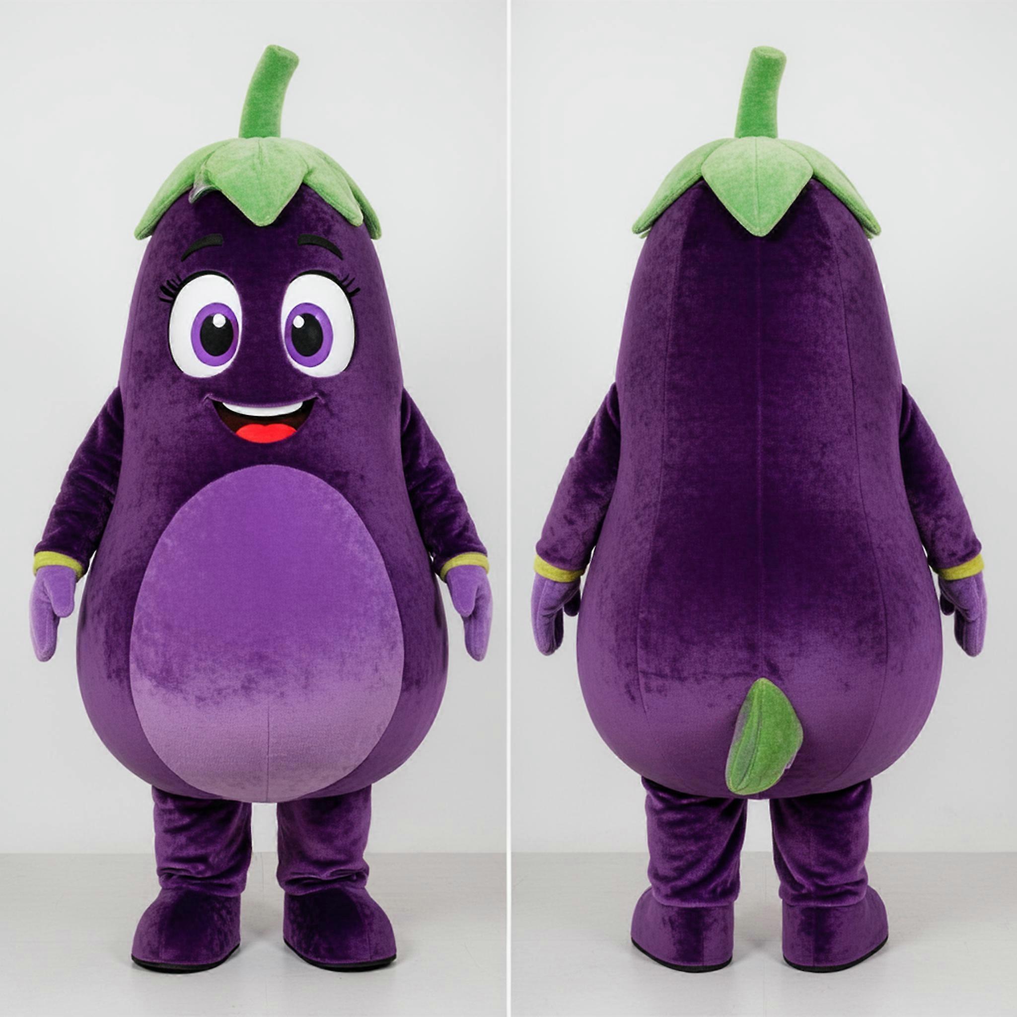 MASTICOT Deep Violet Velvety Eggplant Mascot