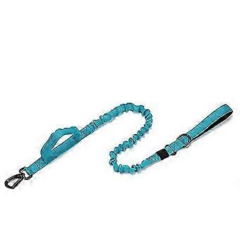 Military Bungee Dog Leash Elastic Leads Rope With 2 Padded Control Handle For Medium And Small Dogs With Reflective Strips