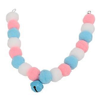 Pet Collar Soft Lightweight Plush Balls Cute Dog Cat Collar with   for Party Daily