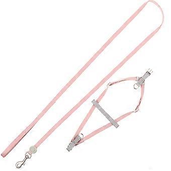 Adjustable Dog Harness and Leash Set for Puppies with Polyester Material 1Set