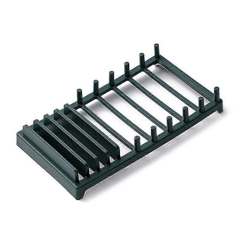 Compact 10-Slot Drainage Rack