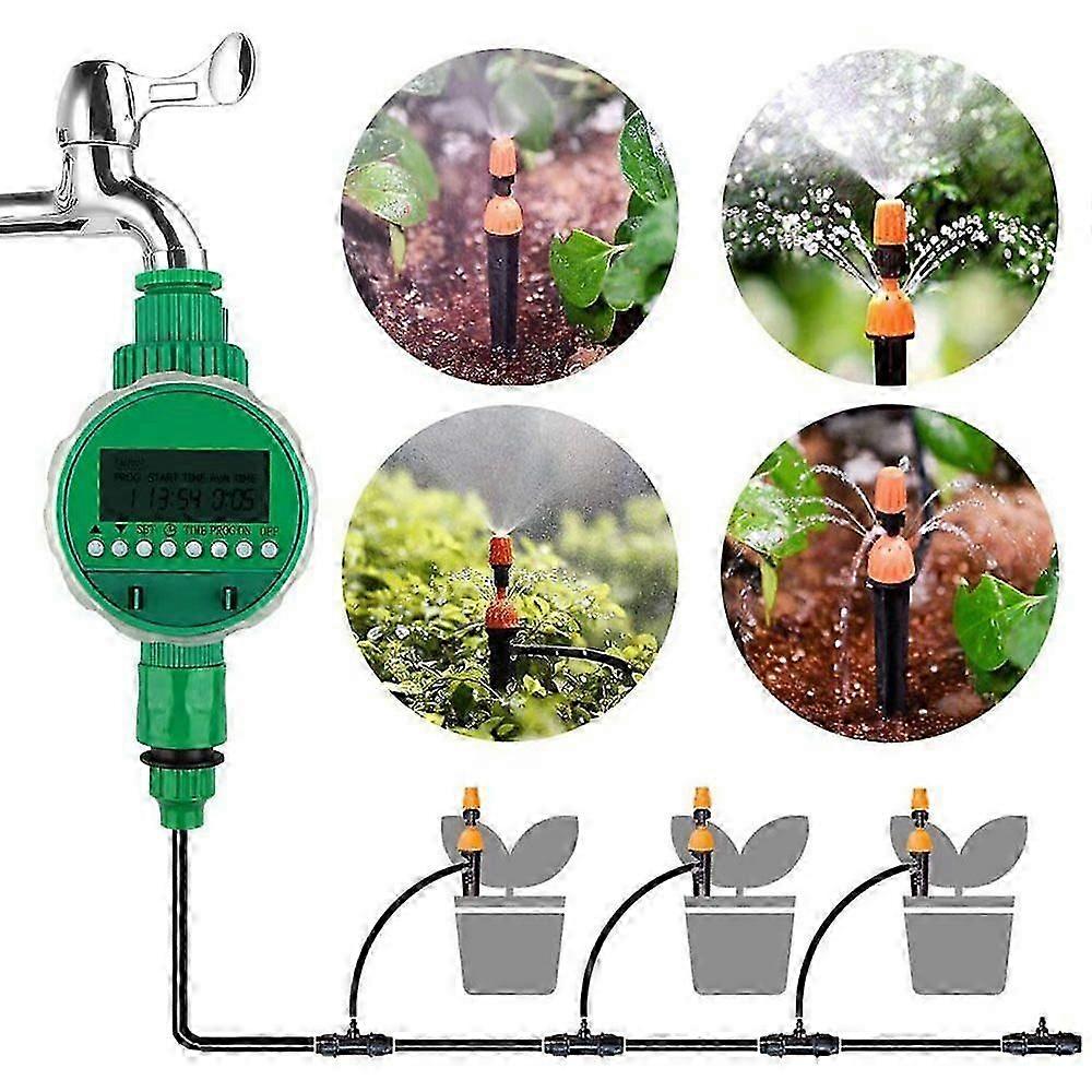 Automatic watering water timer, timer, timer, LCD display, digital Automatic time-saving irrigation with waterproof -New-9-1