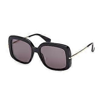 Max Mara MM0195 01A Full Rim  Women Square Sunglasses UV3 Original