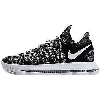 Scarpe da basket basse da uomo Nike KD 10, ammortizzate e resistenti all'abrasione, nere, codice 897816-001