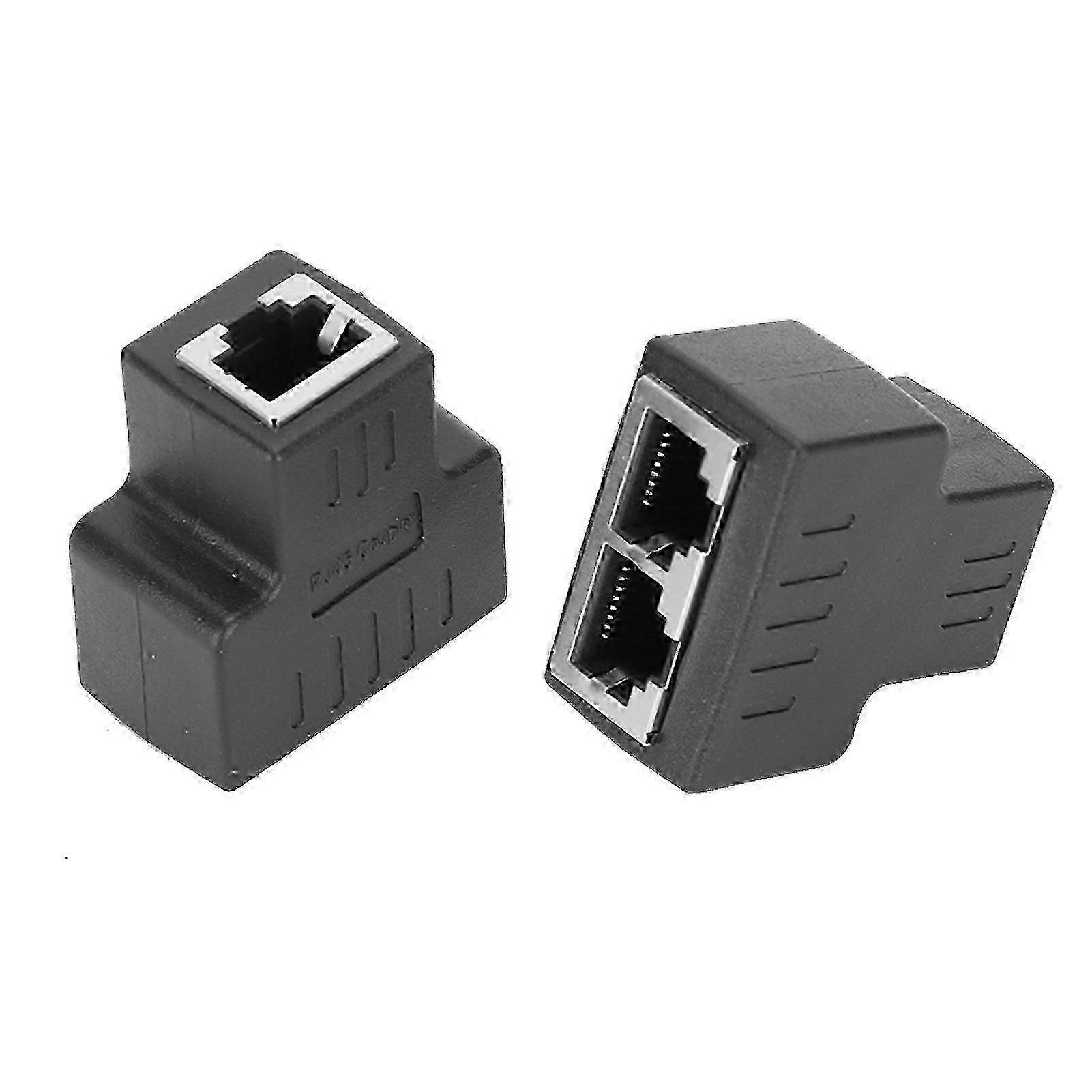 RJ45 1-to-2 Ethernet Cable Splitter