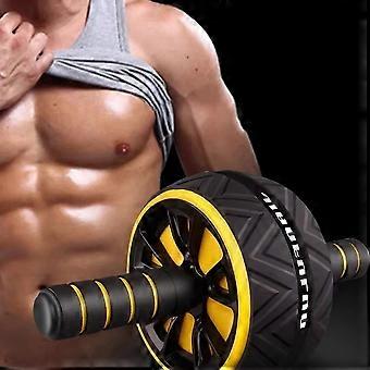 Dual-Wheel Silent Abdominal Ab Roller Core Workout Fitness Gear Home Gym Training Equipment for Men and Women