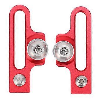 2Pcs Fahrrad C Klemme Bremsbelag Aluminiumlegierung Verlängerung C Bremssattel Adapter Bremsen für RennräderRot YMQX)