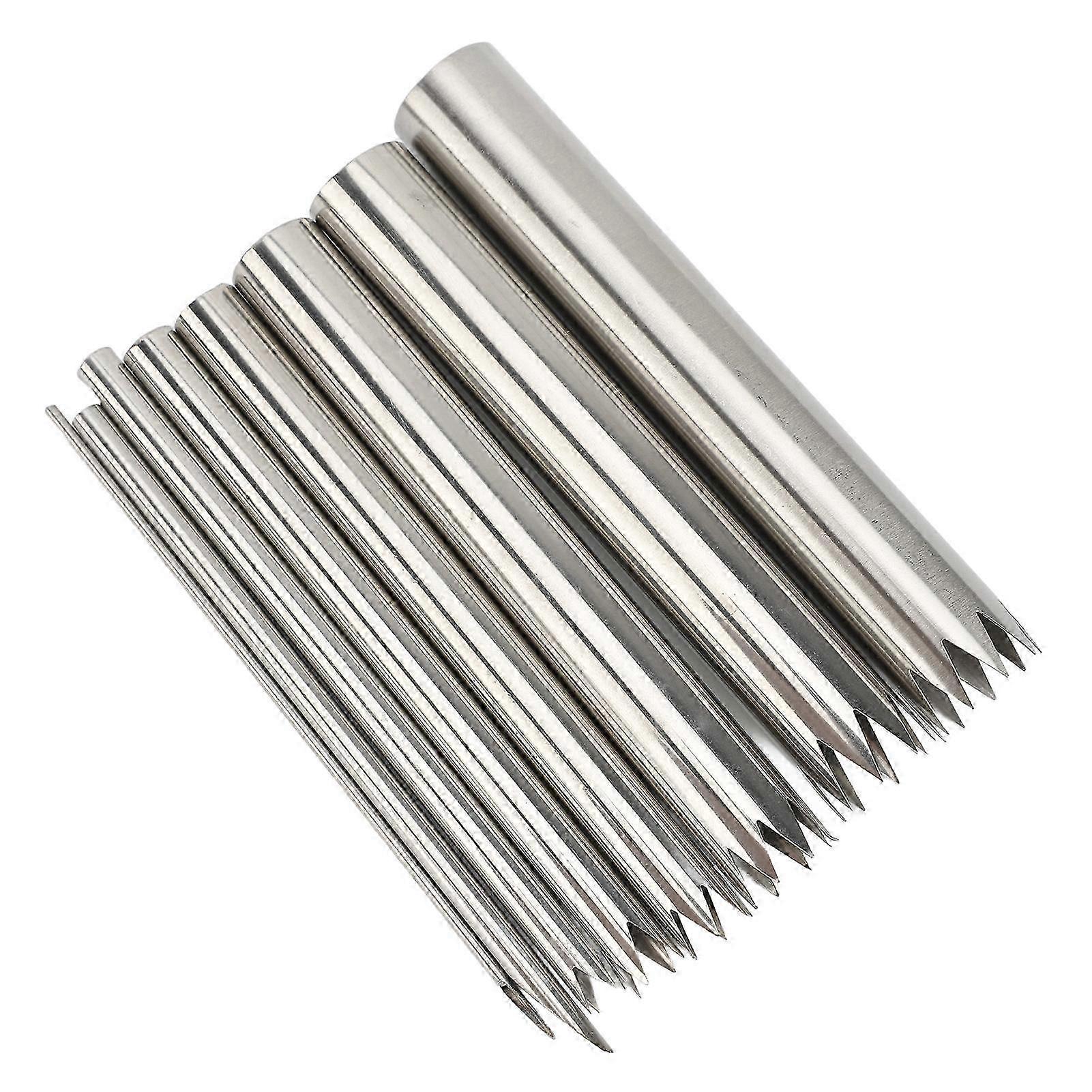 8-Piece Serrated Stainless Clay Circle Tools