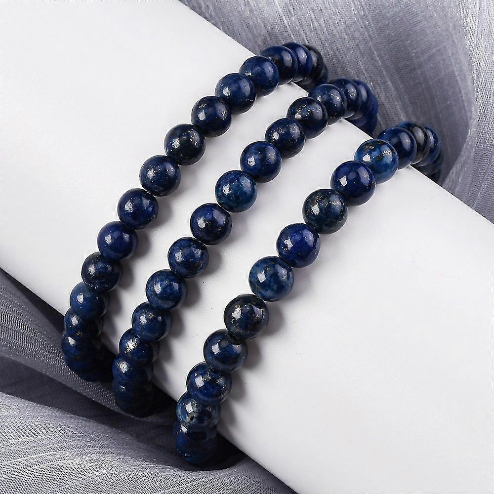 1pc  Lazuli Beaded Stretch Bracelets 2-1/4 inch(5.6cm)