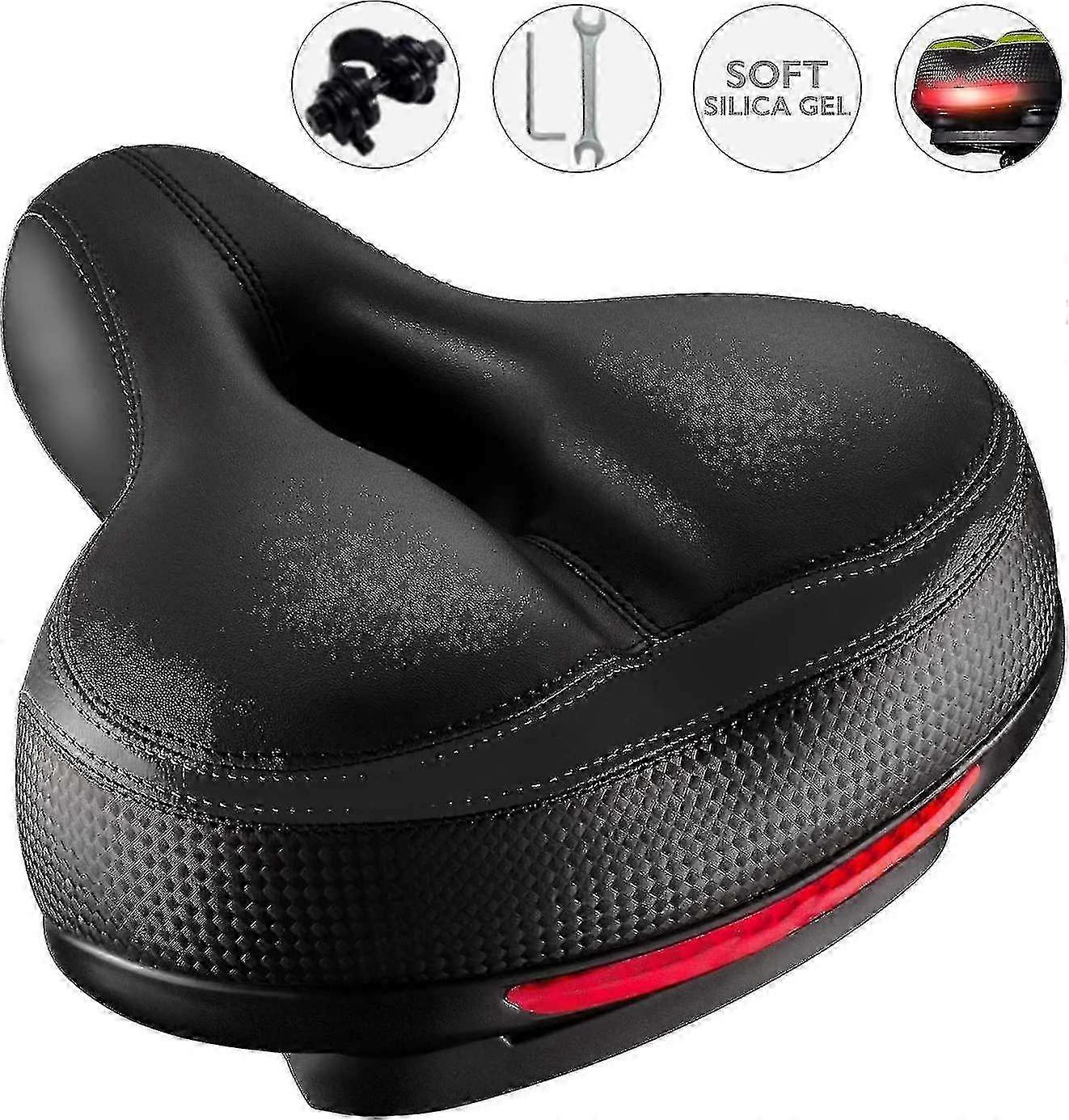 Comfort-Focused Memory Foam Bicycle Saddle