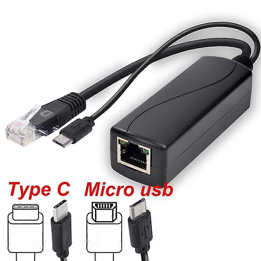 5V POE Splitter Dual DC Barrel Jacks