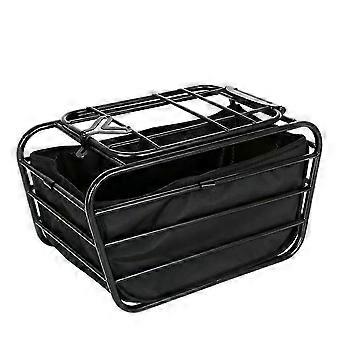 Dog Bike Basket Cycle Pet Transport Basket 2-in-1 Dog Bike Basket for Small Medium Dogs for Students Outings Shopping-SNNGV