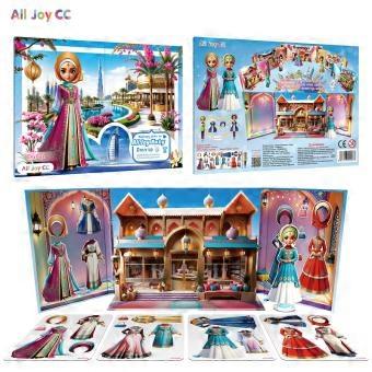 Magnetic Dress-Up Paper Dolls for Girls Aged 4–7, Princess Dress-Up Games and Toys
