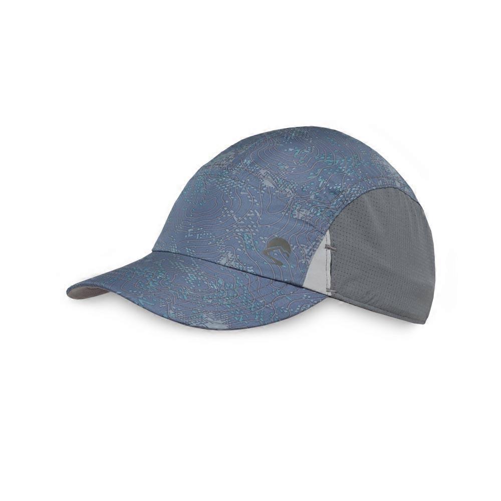 One Size VaporLite Polyester Stride Cap in Elevation UPF 50+ Ultra-Lightweight