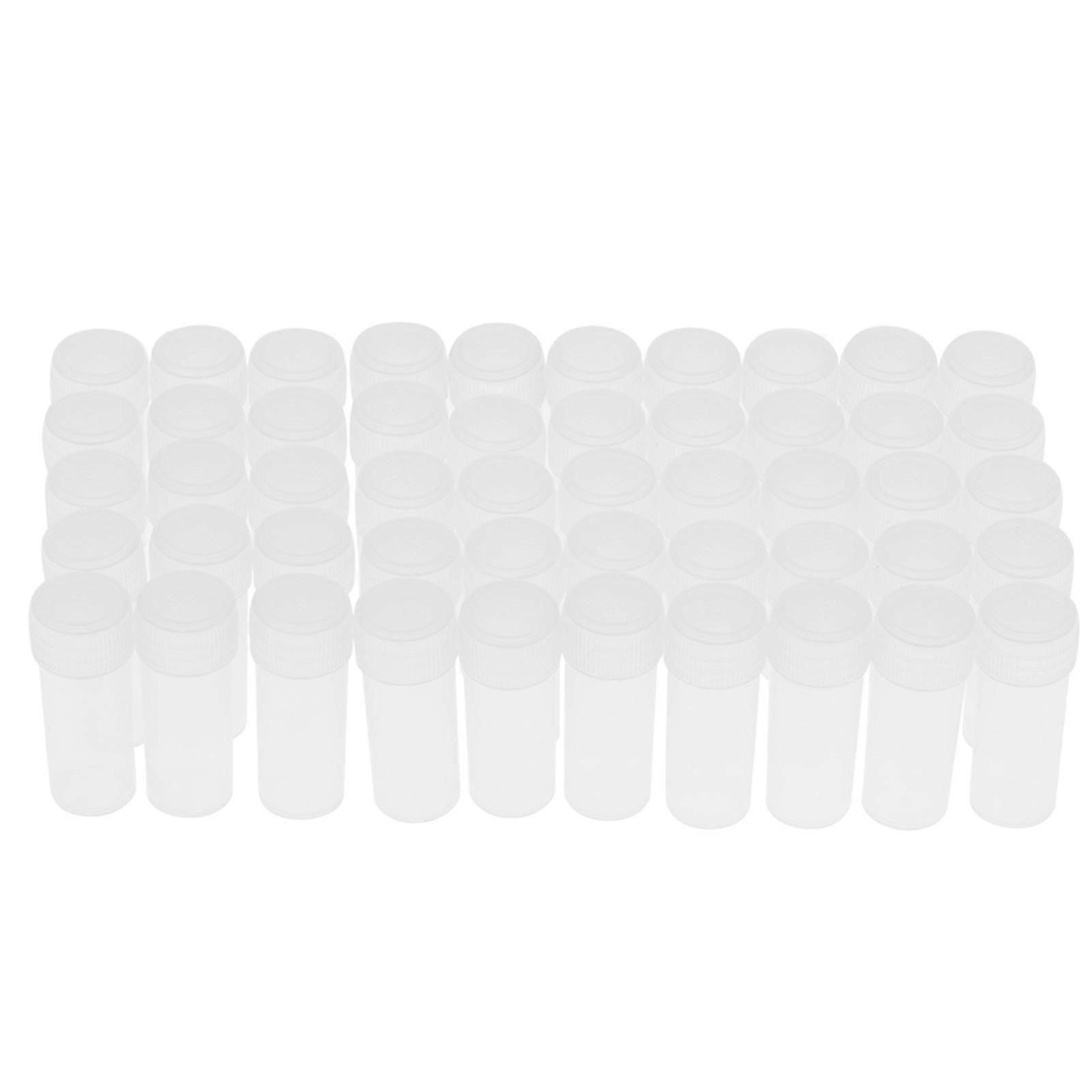 5ml 50 Pcs Plastic Sample Bottles for Small Storage-bj