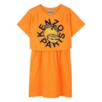 Kenzo Girls Logo Relaxed Fit T-Shirt Dress