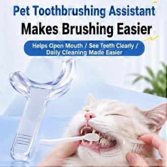 2pcs Dog Dental Mouth Opener Non-Slip Handle For Steady Grip Pet Teeth Cleaning Retractor Dogs And Cats Tools