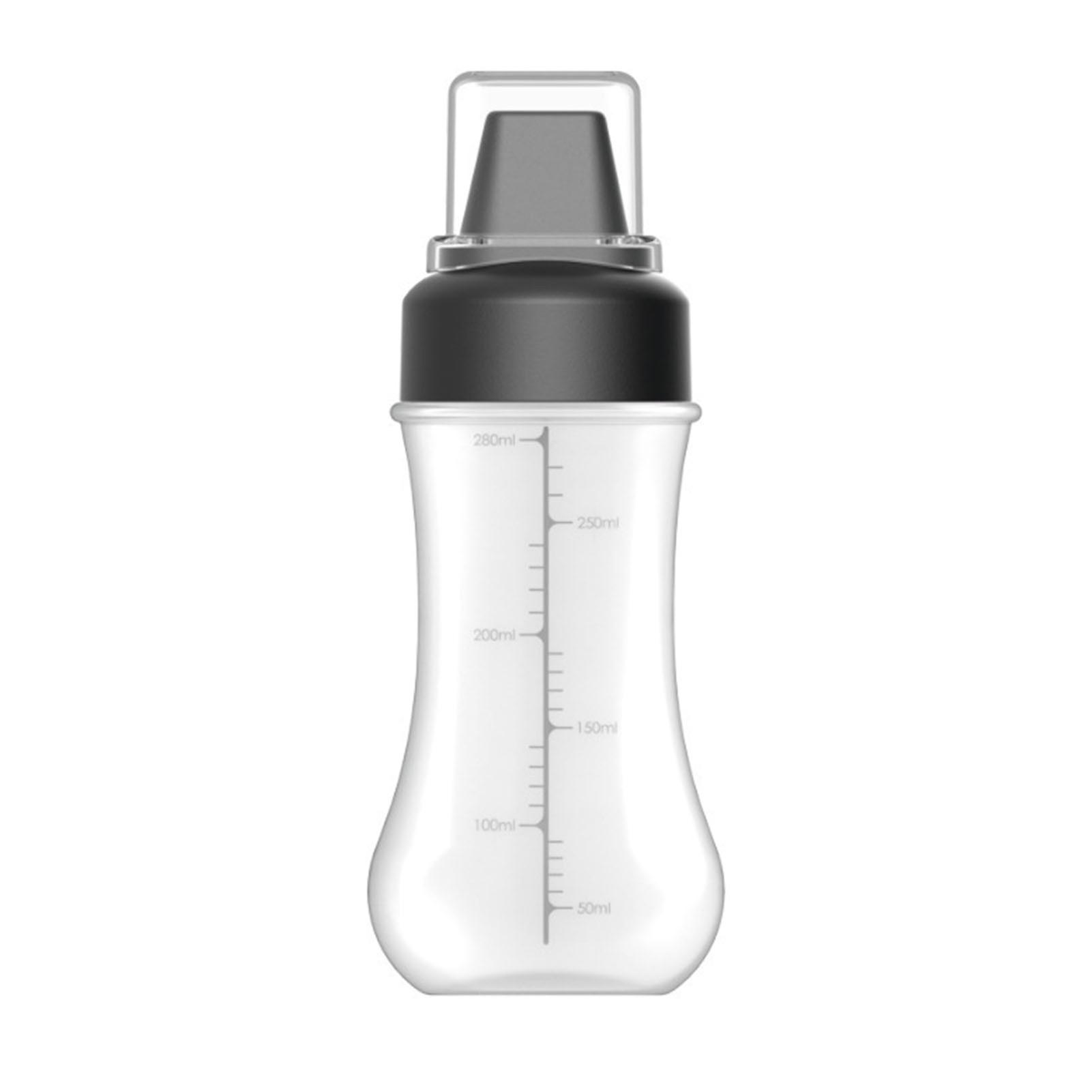 Exprimir botella de condimento con escala para salsas Exprimir botella de condimento con