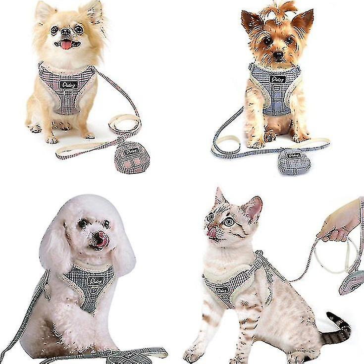 Soft Pet Dog Harnesses Vest With Leash