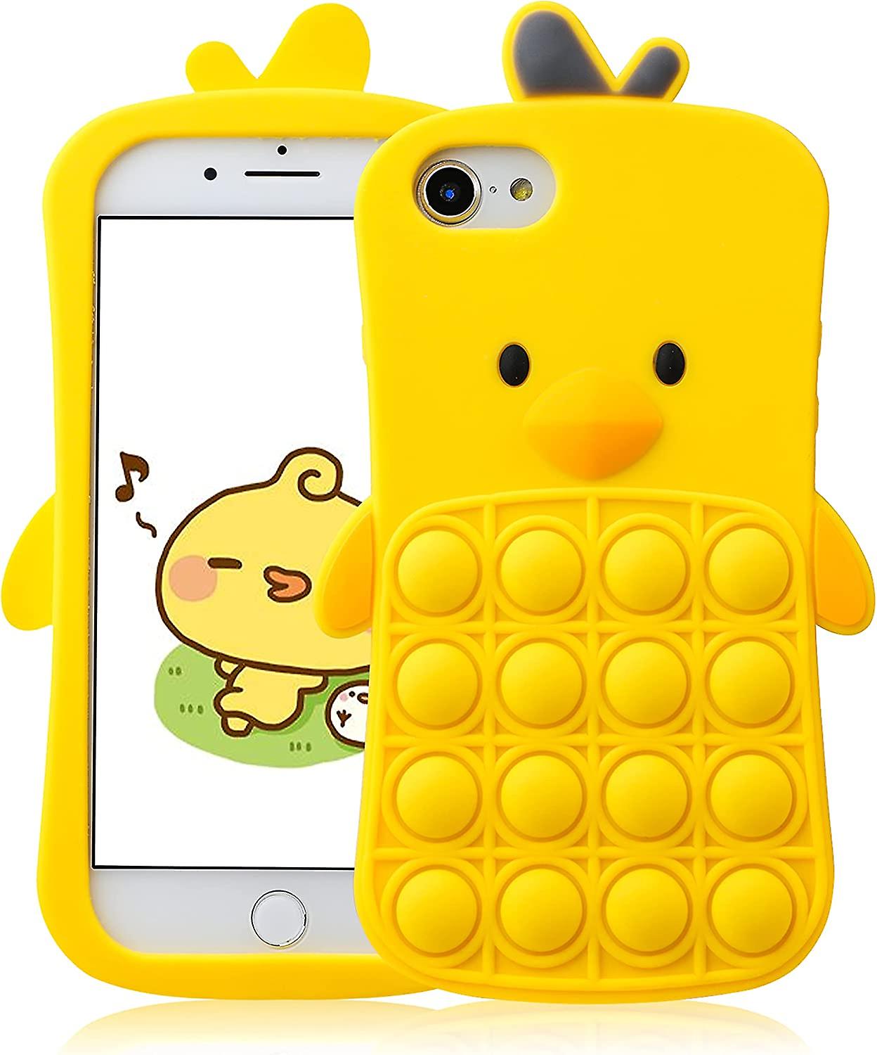 MyGadget Custodia In Silicone Morbido Per IPhone 6/6s - Cover TPU Flessibile Antiurto E Antigraffio, Colore Giallo Opaco