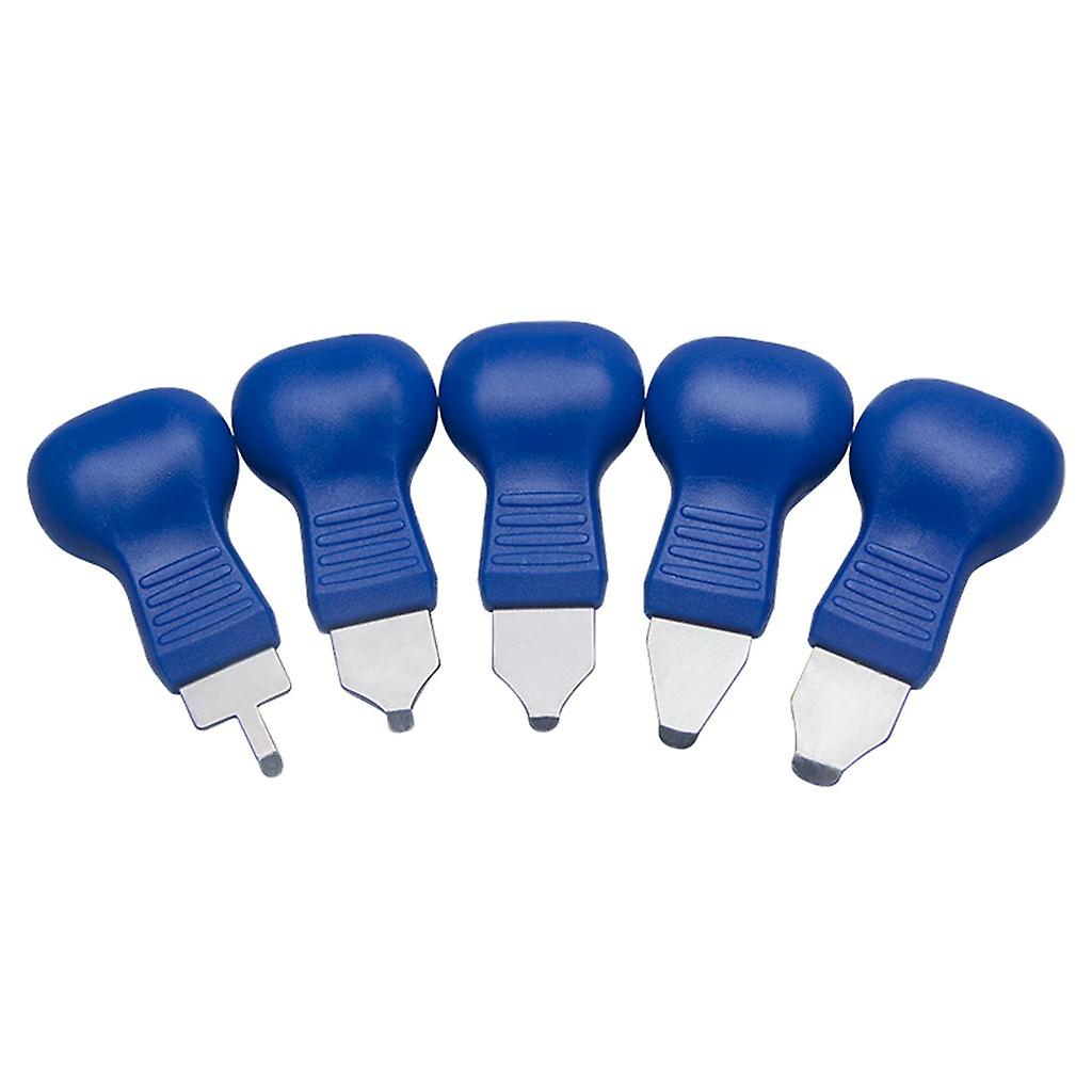 5 Types Watch Back Case Opener Remover Watch Back Remover Tool Kit Blue