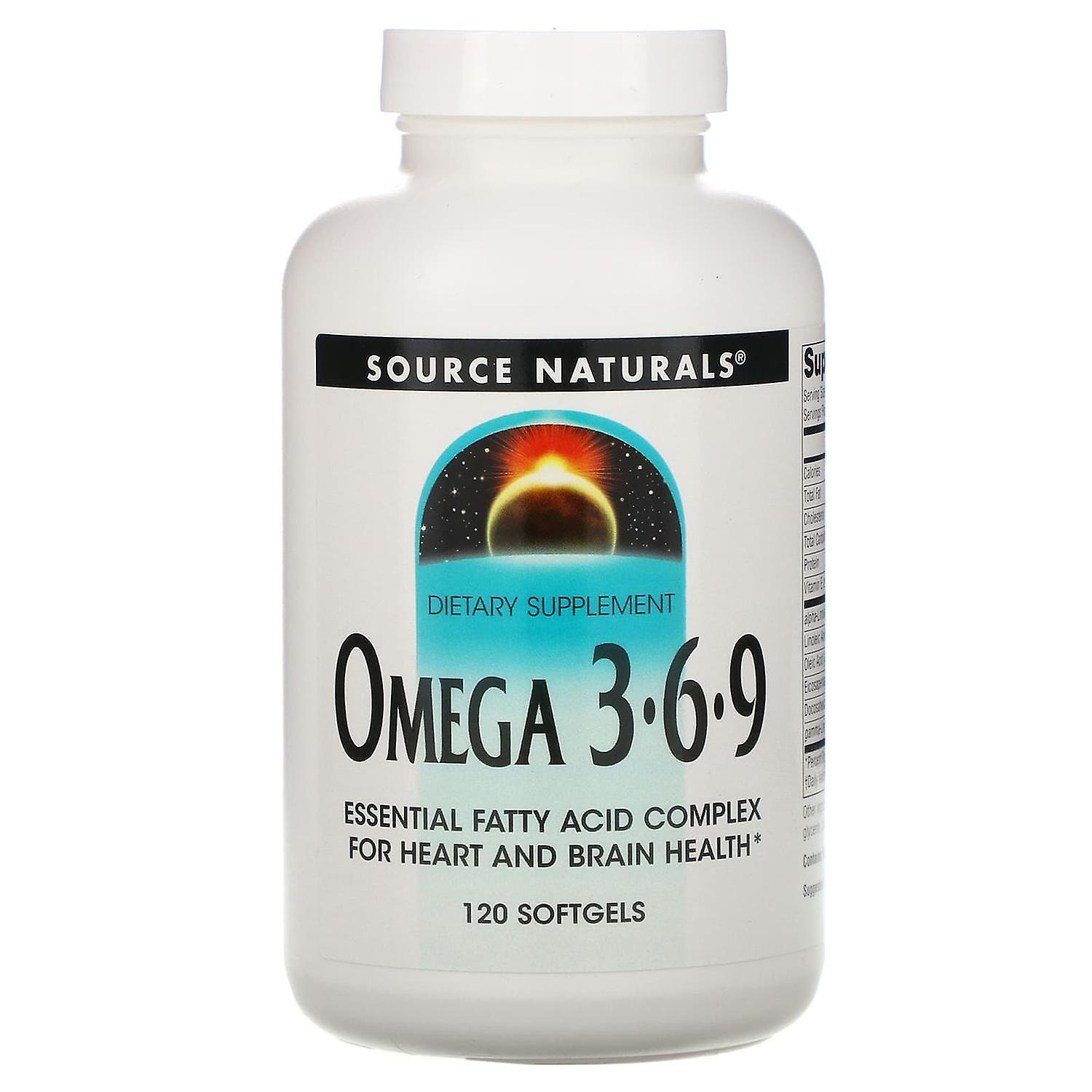 Source Naturals, Omega 3-6-9, 120 Softgels