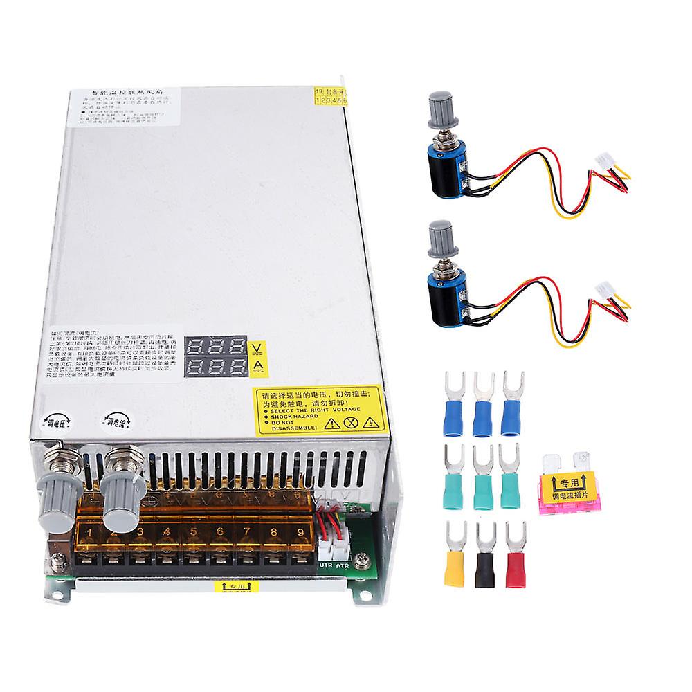 1000W Smps Transformer Ac 110/220v To Dc 0-12/24/36/48v With Dual Lcd Display