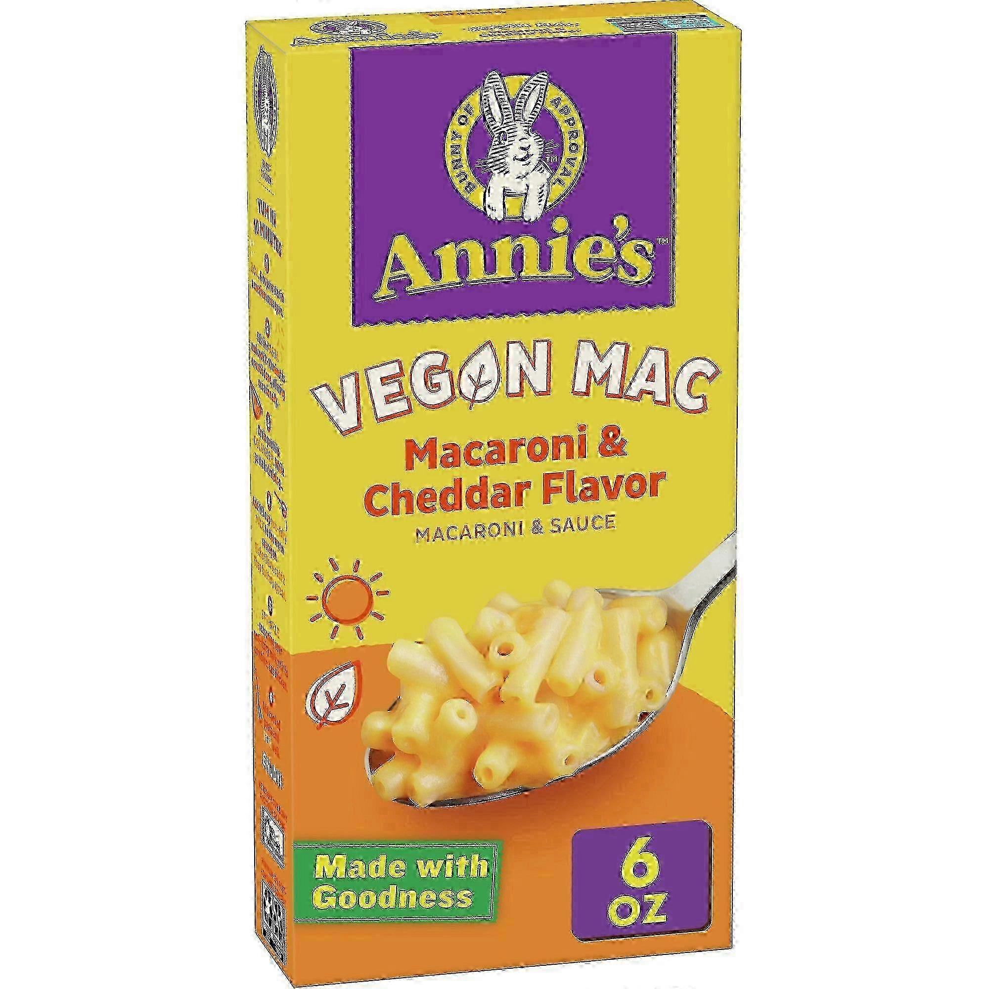 Annie's Organic Vegan Mac Cheddar Flavor, 6 ουγκιές