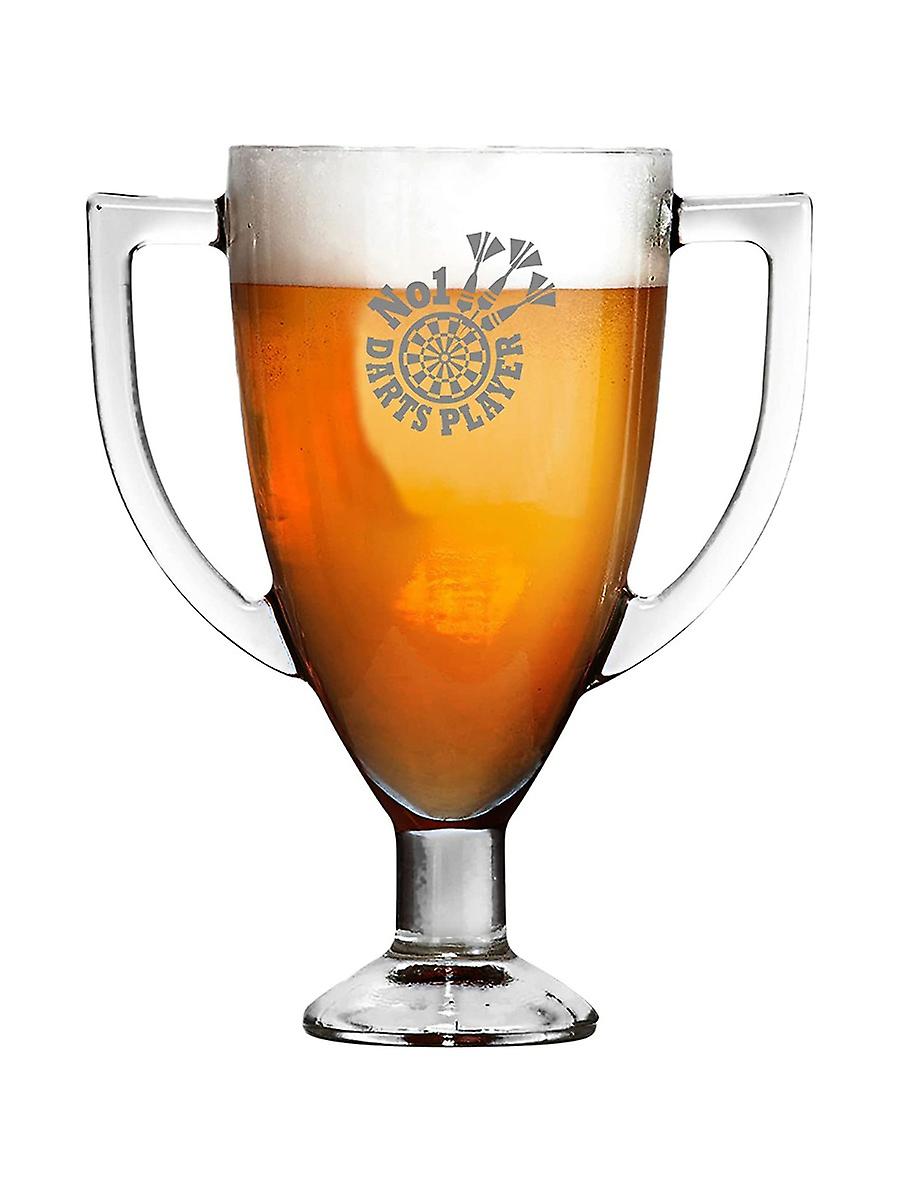 Darts Player Trophy Pint Glass