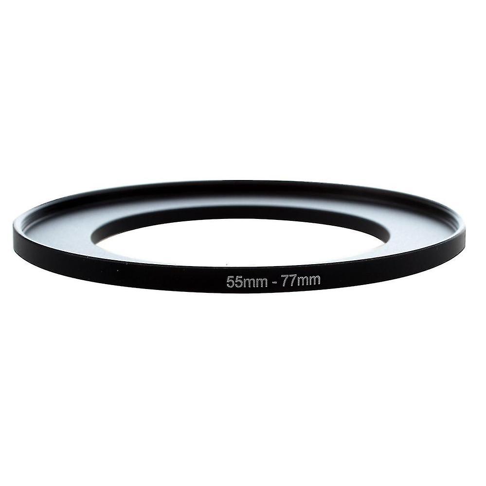 Metal 55mm-77mm Camera Step Up Filter Ring Adapter 55-77