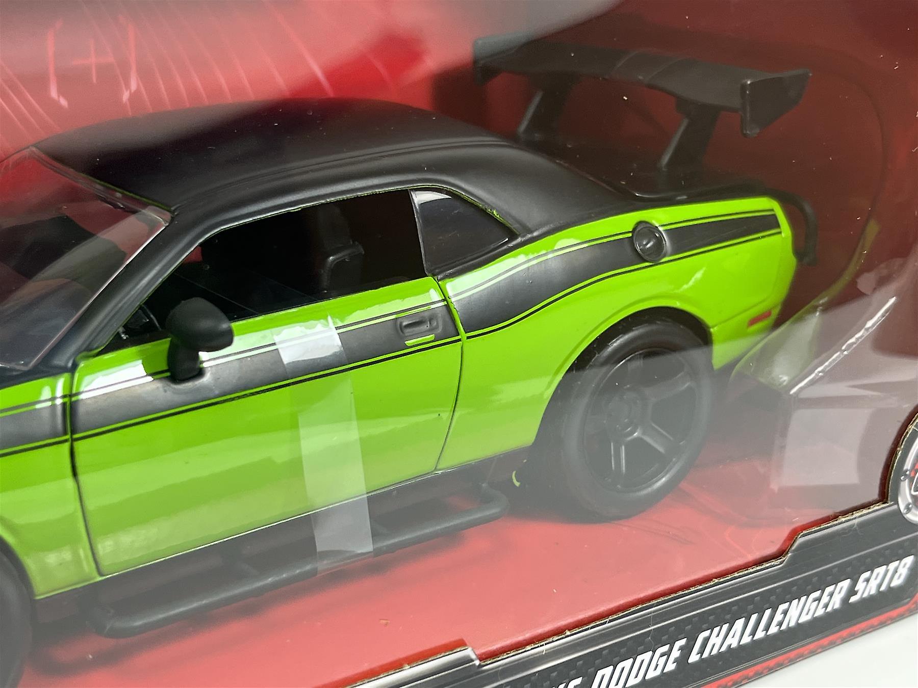 Fast and Furious Lettys Dodge Challenger SRT8 Green and Black 1:24