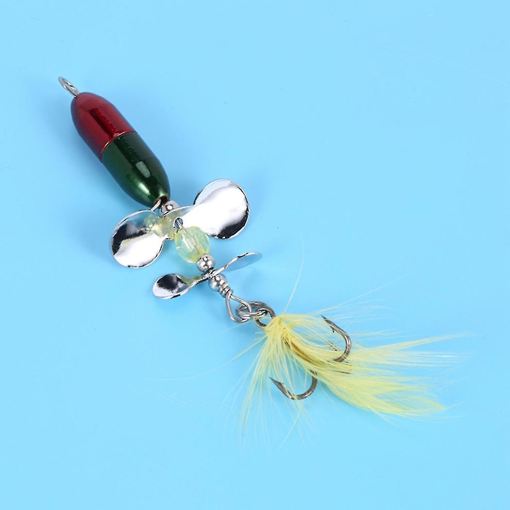 Long Casting Spinner Bait Fishing Lure Double Tail Propeller Trout Carp Catfish Artificial Ice Fish