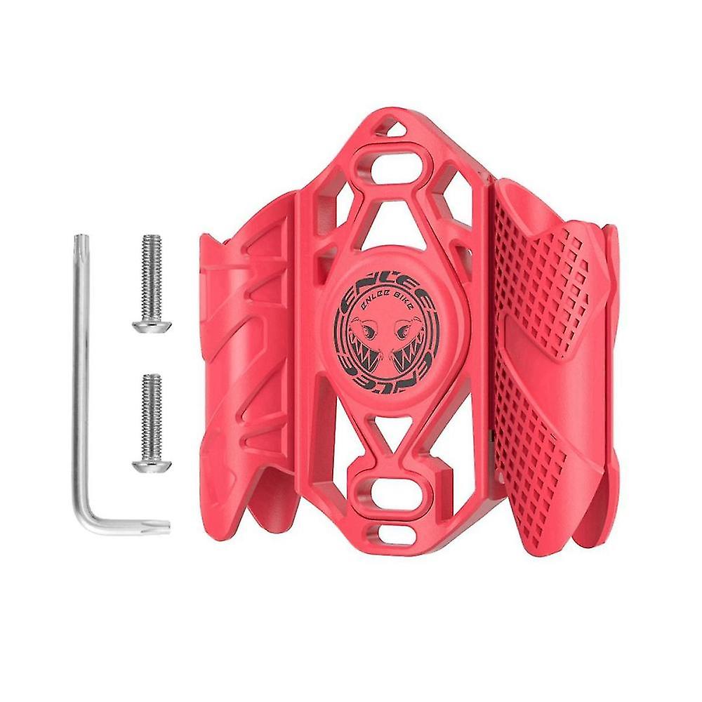 Multi-function Bicycle Tracker Mount Bracket Locator Protective Cover For Water Case Holder Red