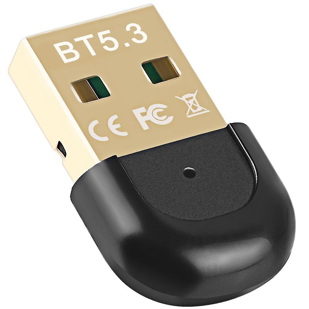 Usb Bluetooth 5.3 Adapter Receiver Usb Wireless Bluetooth Transmitter Free Driver For Desktop Computer Bluetooth Adapter