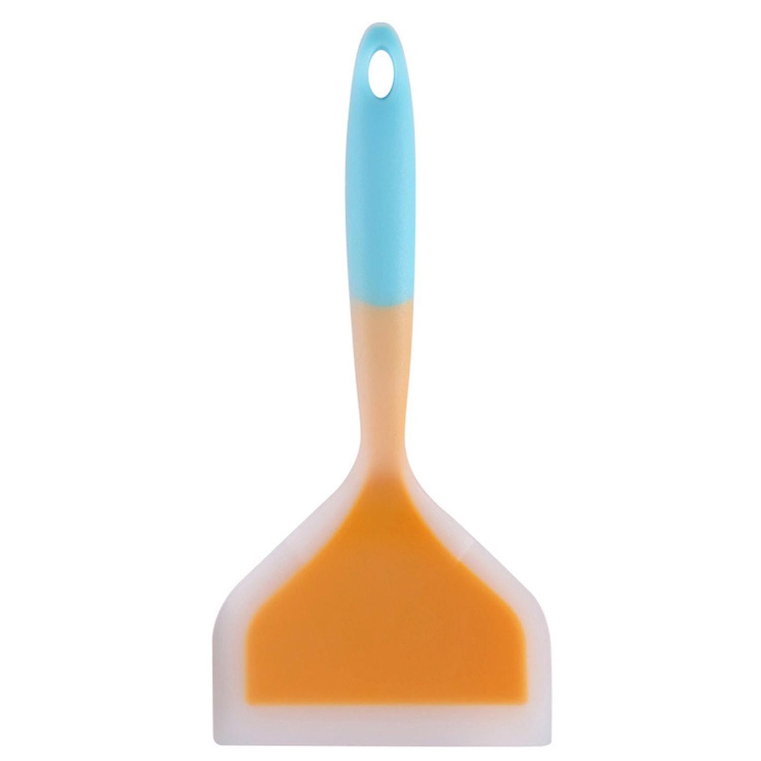 Good Flexibility Cooking Shovel Anti-slip Silicone No Sharp Edges Kitchen Spatula Shovel Baking Tool