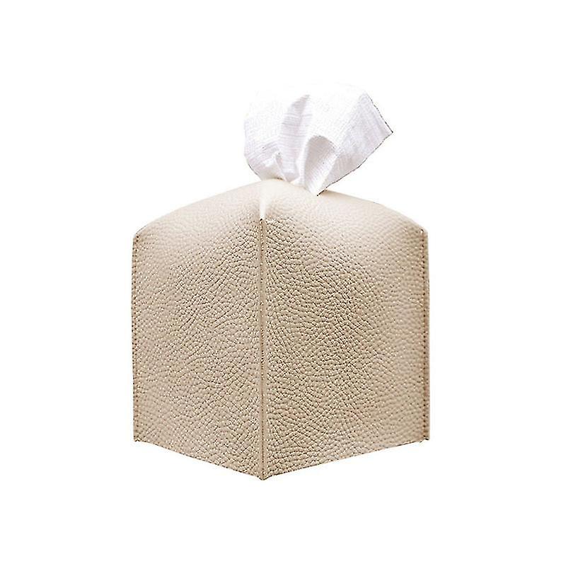 Modern Pu Leather Square Tissue Box Holder