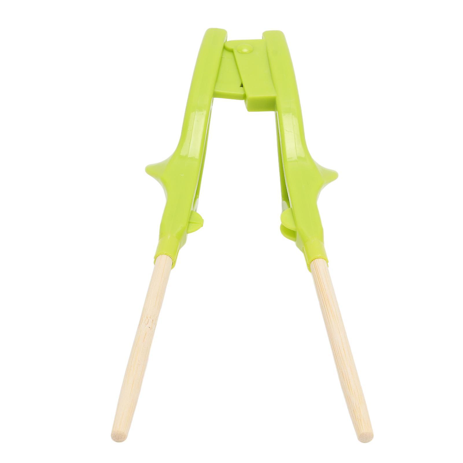 Disabled Chopsticks ABS and Bamboo Streamlined Anti Skid Eating Helper Chopsticks for The Elderly