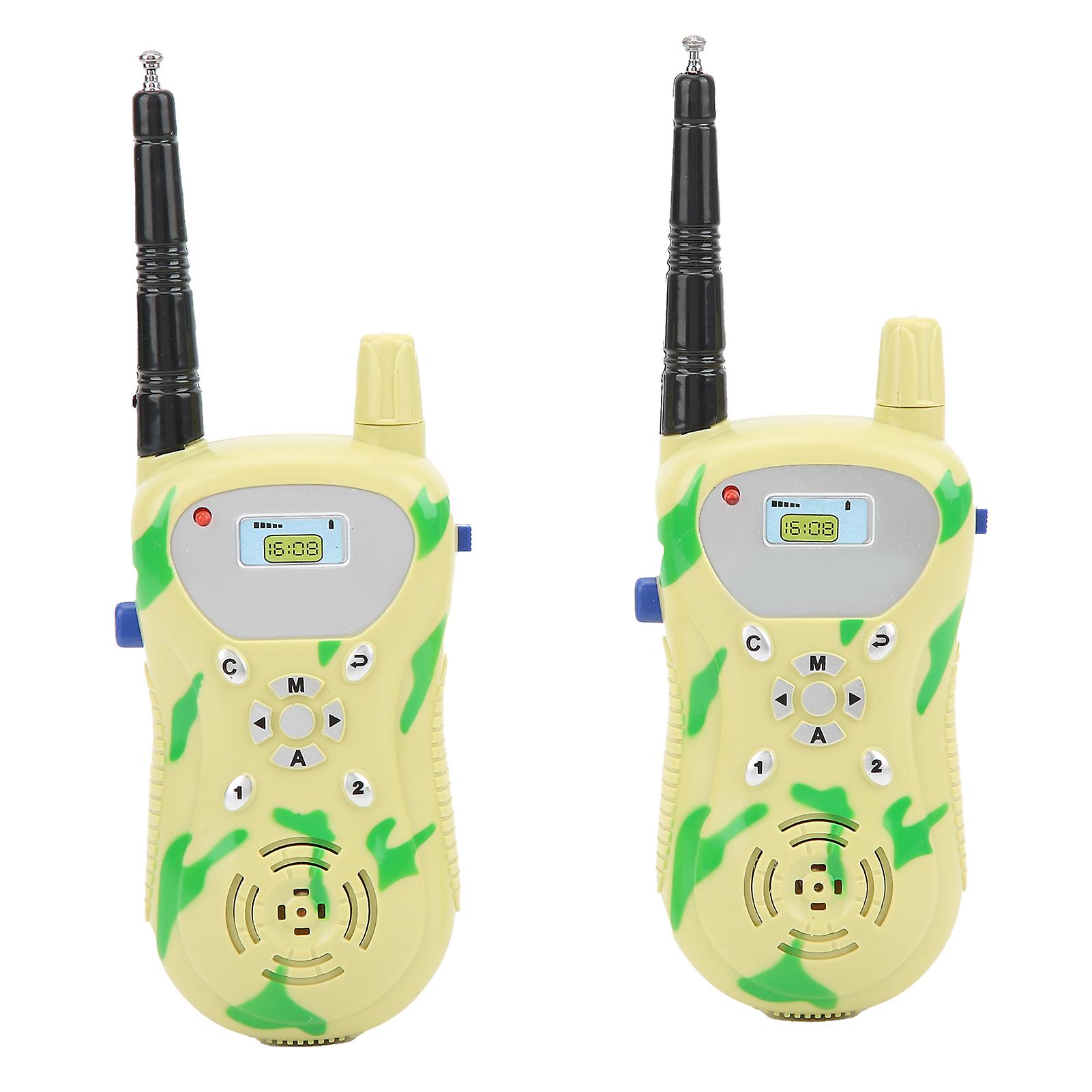 2 Pcs Walkie Talkies Durable Super Clear Sound Quality Holding Comfortable Wireless Intercom for ParentChild Communication