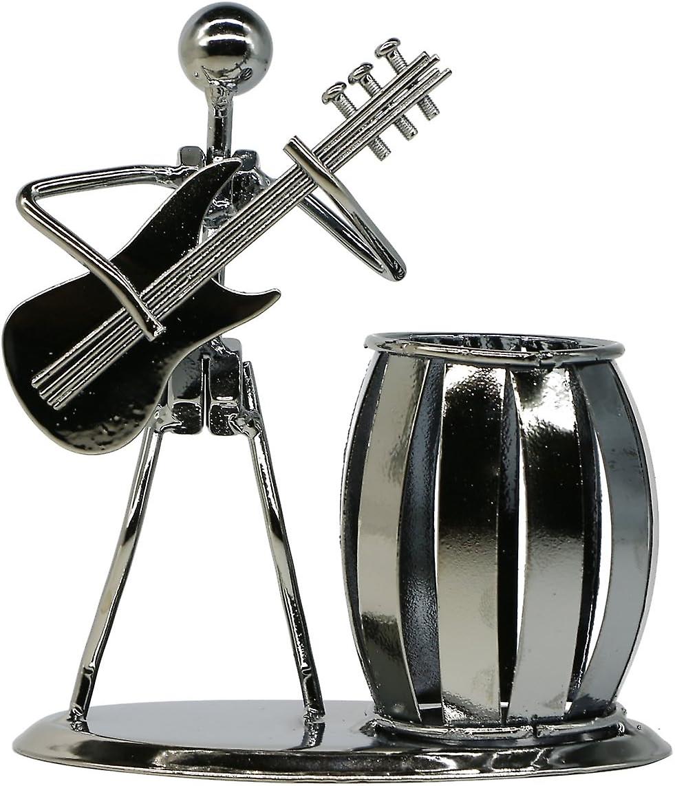 Pen Holder, Metal, Guitar