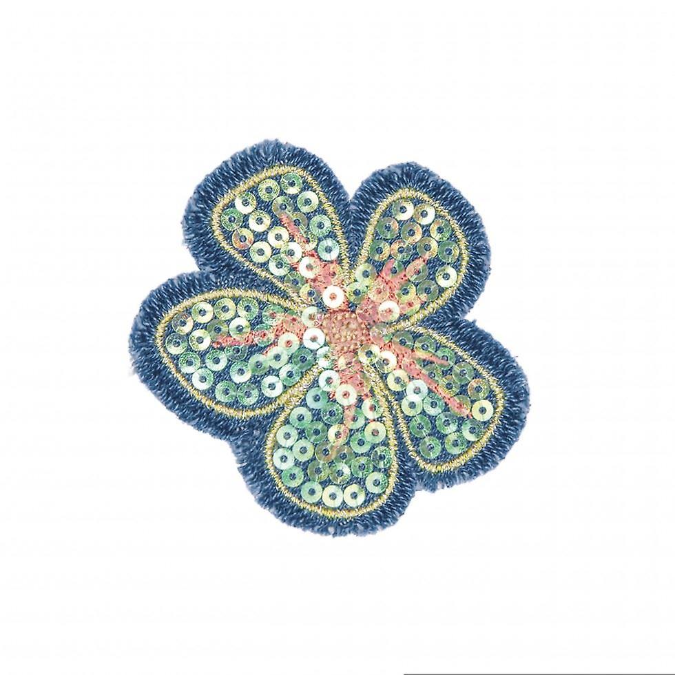 Prym Patch Motif Denim Flower - each