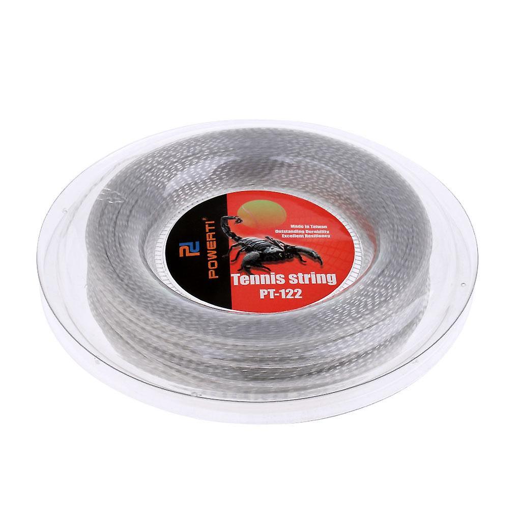 High Elastic Nylon Tennis Racket Racquet String 1.30mm 200m Reel White