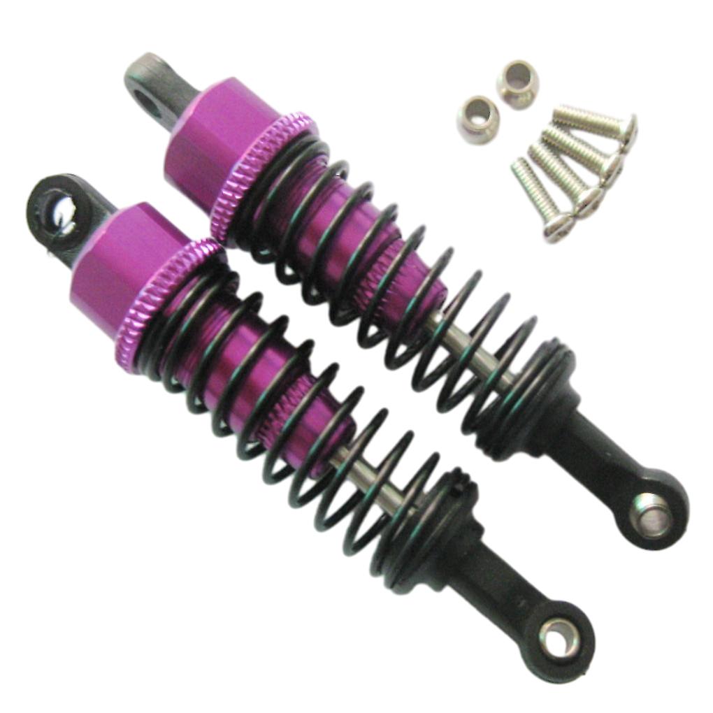 RCGOFOLLOW 2pcs Aluminum Alloy Front Rear Shock Absorber For 1/18 HIMOTO E18XB E18XBL E18DB E18DBL E18MT E18OR E18ORL